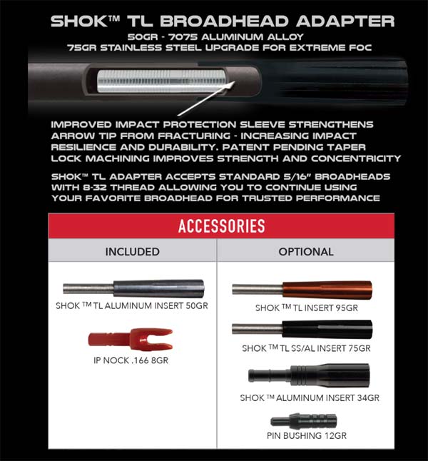 Victory VAP-SS Arrow Components