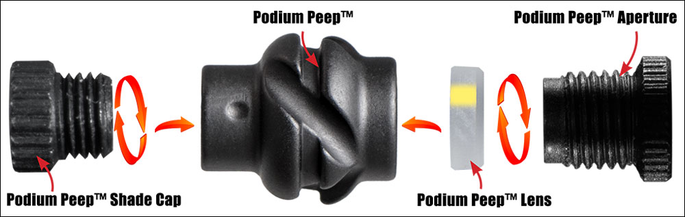 Specialty Archery Podium Peep System