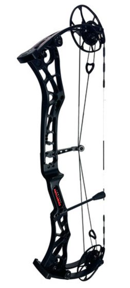 Darton Consequence 31 compound bow with forged-aluminum riser, BBS Dual Sync cams, and QAD Integrate rest mount
