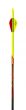 Black Eagle Outlaw Yellow Crested Arrows with Flo-Yellow and Red Vanes – High Visibility Hunting Arrows
