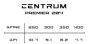 Altra Centrum Premier .204 Arrow - .001” Straightness Carbon Shaft with A.R.C.O.S. System Spine Chart

