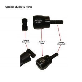 AAE Gripper Offset Bracket With Quick Detach - Black Bow Mount Accessory