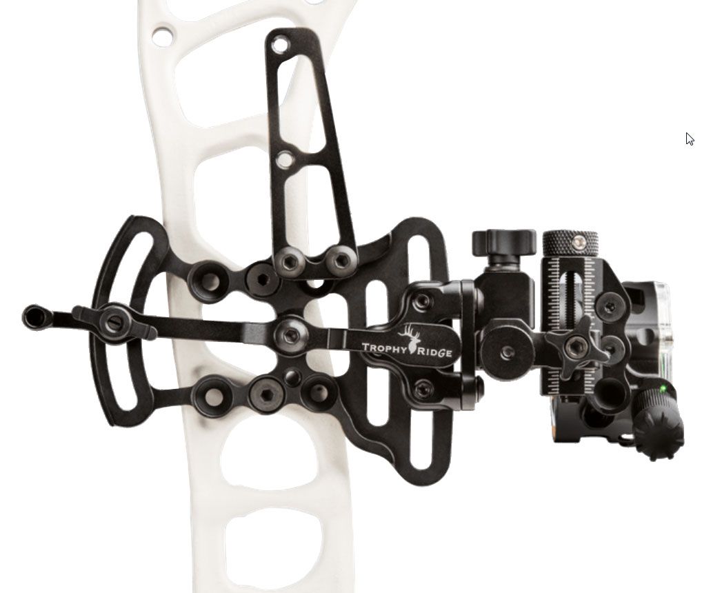 thumbnail image 2 of Trophy Ridge Alpha Bow Sight - Right Hand, 1 (.019) Pin, Black (Model AATS2011R19) 2 of 6