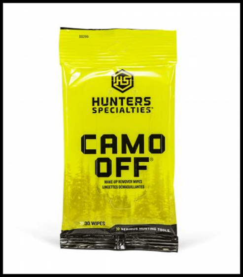 Hunters Specialties Camo Off Face Camo Remover Wipes