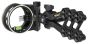 TRUGLO Hyper-Strike 5-Pin Bow Sight with glow ring, rotary light, and five precision pins
