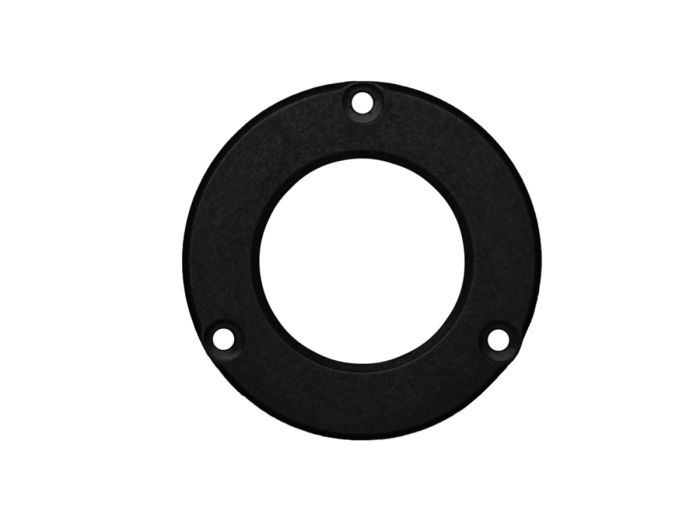 Axcel Driver Hub Cap installed in elevation wheel, custom cover protecting slider gears - stealth