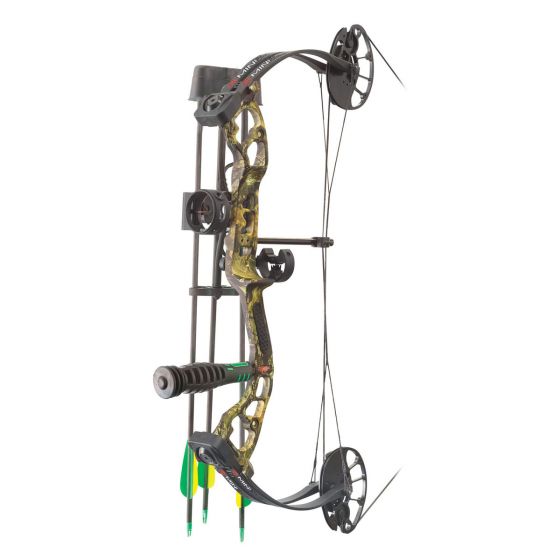 PSE Adapt Series Mini Burner Youth Compound Bow with RTS Package