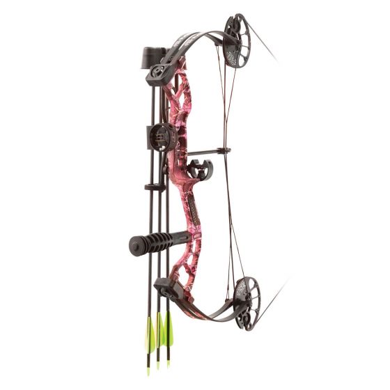 PSE Adapt Series Mini Burner Youth Compound Bow With RTS Package 
