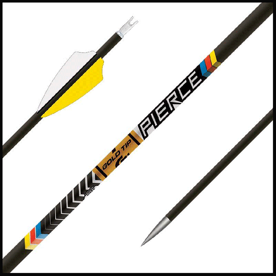 Gold Tip Kinetic Pierce Tour Target Arrow Shafts