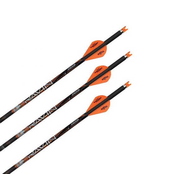 Ravin 20" Lighted Nock .003" Crossbow Bolts for high-performance accuracy and stable flight.
