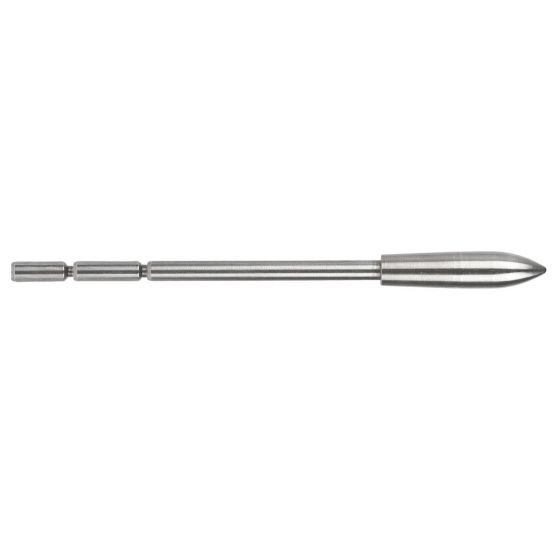 Easton X10 Stainless Steel Break-Off Target Points with adjustable weight sections for fine-tuning arrow flight and accuracy.
