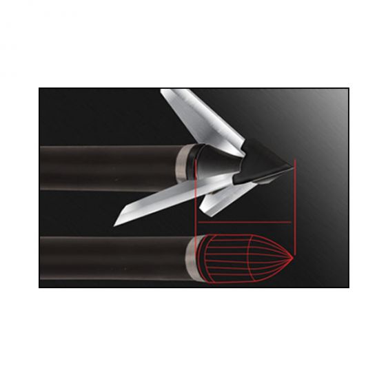 QAD Exodus Full Blade Deep Six Fixed Blade Broadheads Creed Archery