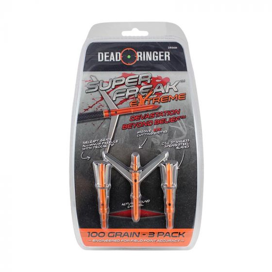 Dead Ringer Super Freak Extreme Mechanical Broadhead Creed Archery Supply