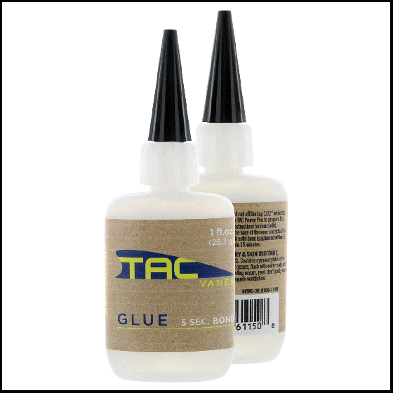 Tac Vanes Fletching Glue - 1/2 oz