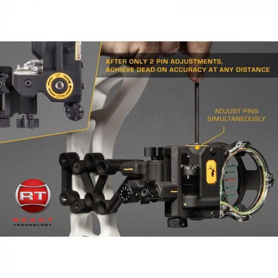 Trophy Ridge React H5 Bow Sight Creed Archery Supply