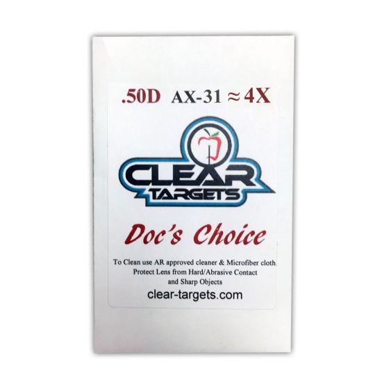 Axcel X31/AV-31 1-3/8" Clear Doc's Choice Lens