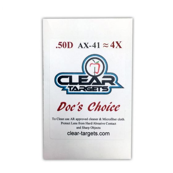 Axcel X41/AV-41 1-3/4" Clear Doc's Choice Lens