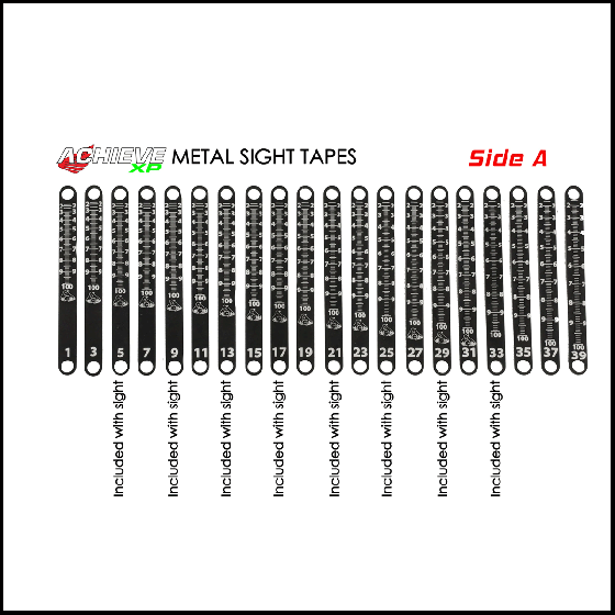 Axcel Achieve XP Metal Sight Tapes