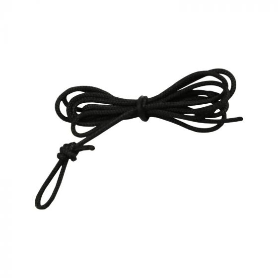 Hamskea Hybrid Rest Series Replacement Limb Cord, 30 inches of black BCY “D” braid, for use with Hybrid and Trinity Arrow Rests.
