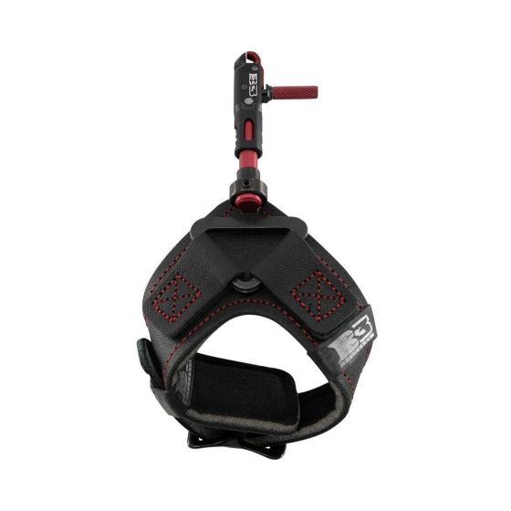 B3 Archery Brave Release, youth-friendly design with micro-head and swivel connector for adjustable length and comfort in archery.
