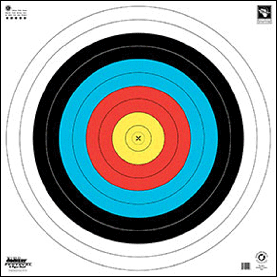 Maple Leaf FITA 10-Ring 4 Color Official Targets