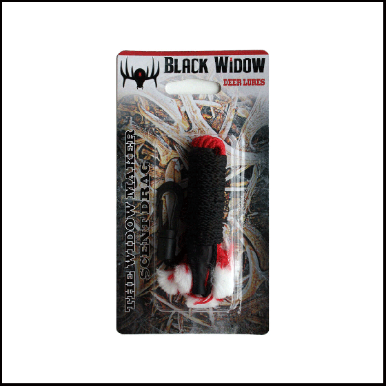 Black Widow Scent Drag for creating effective deer attractant scent trails.
