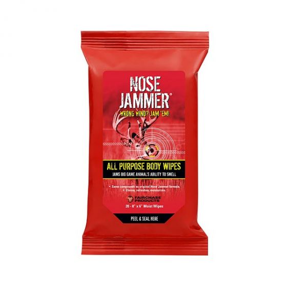 Nose Jammer Scent Eliminator Gear-N-Rear Field Wipes