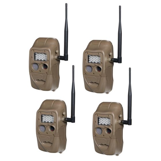 Cuddeback CuddeLink Long Range IR Trail Camera - 4 Pack