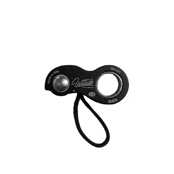 Latitude Kong Duck emergency rope clamp designed for versatility, compatible with single ropes and slings for efficient operation in various scenarios.
