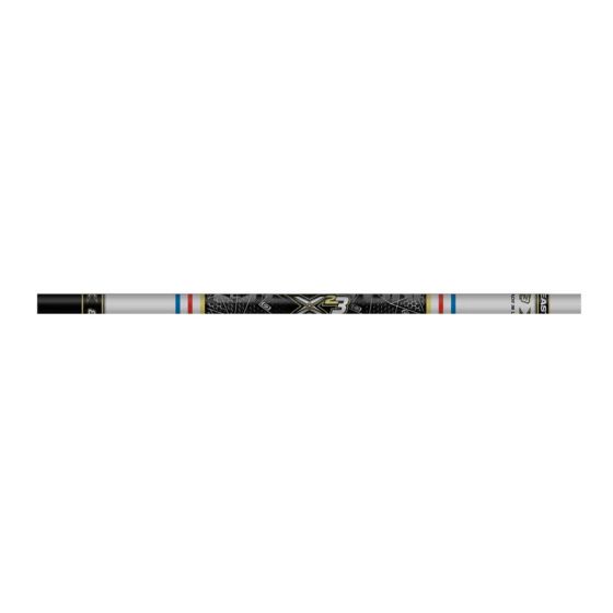 Easton X23 Two-Tone Aluminum Arrow Shafts - World Archery Legal Indoor Target Arrows
