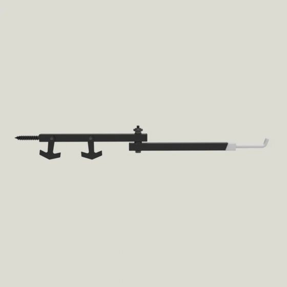 Half Rack Bow Wing screw-in bow and gear hanger with accessory mount.
