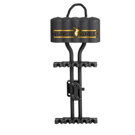 Trophy Ridge Lite 1 Pro Quiver, lightweight hunting quiver with LED lights and customizable mounting options for optimal performance.