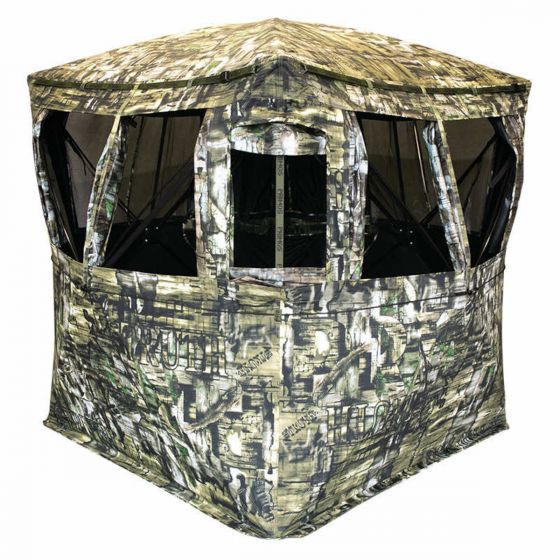 Primos Double Bull Raised Hunting Blind - SurroundView 300° Concealment with Double Wide Door
