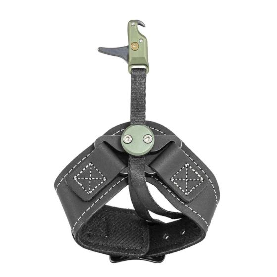 Stan SoleX Clicker Release – Index Finger with Green/Black Finish and Clicker System
