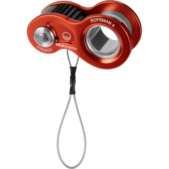 Wild Country Ropeman 4 rope ascender with locking side plate for climbing and rescue.
