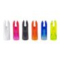 Easton PlastiNock Conventional Arrow Nocks for swaged aluminum shafts, offering easy installation with multiple size and color options.
