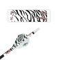Bohning Blazer Tiger Stripe 4" Arrow Wraps for personalized, high-visibility arrows.
