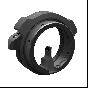 Shrewd Optum 29 mm Ring System, customizable archery sight with adjustable fiber cover and dual pin system for enhanced visibility and accuracy.
