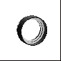 Shrewd Optum Two Step Sun Shade, CNC machined glare reduction sunshade for Optum scopes, featuring two white centering rings for improved sight clarity.
