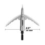 Bowmar Beast titanium 2.3 inch cut-on-contact broadhead with stainless blades