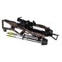 Excalibur Hybrid X crossbow with ChargerX integrated crank, Overwatch illuminated scope, compact hybrid limbs, and included quiver and arrows
