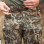 First Lite 308 Whitetail Pant in Specter camo with built-in belt, silent cargo pocket, and thigh zip vents
