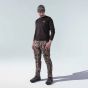 First Lite Men’s Navigator Pant in Specter camo with tapered legs, elastic cuffs, and PFAS-free DWR stretch shell over 37.5 fleece lining
