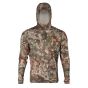 First Lite Men’s Yuma Synthetic Hoody in Specter camo designed for fast drying, odor control, and insect repellency
