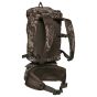 First Lite Transfer Lite Pack in Specter camo with detachable waist pack, MOLLE platforms, and integrated 28-foot gear hoist

