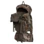 First Lite Transfer Lite Pack in Specter camo with detachable waist pack, MOLLE platforms, and integrated 28-foot gear hoist
