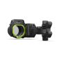 Garmin Xero A1i digital bow sight with built-in rangefinder and red/green LED aiming pins
