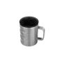 Grizzly Camp Cup stainless steel vacuum-insulated mug with non-skid base and integrated grip
