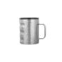 Grizzly Camp Cup stainless steel vacuum-insulated mug with non-skid base and integrated grip
