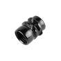 Hamskea DC InSight Peep Housing with dual cartridge support and black aluminum finish
